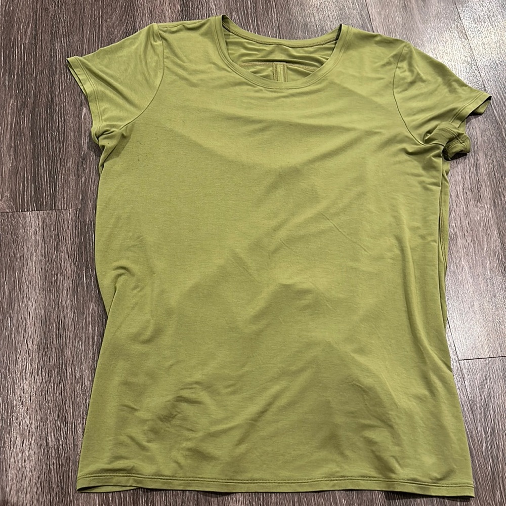 Lululemon modal open back shirt